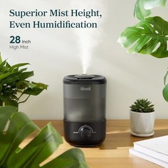 Top-Fill Ultrasonic Cool Mist Humidifier, Quiet Operation, 360° Nozzle, 2.5L, Au