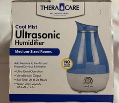 THERACARE COOL MIST ULTRASONIC HUMIDIFIER – MODEL 11-526