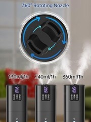 8L Cool Mist Humidifier for Large Rooms, Top Fill, App & Remote Control, 3 Modes