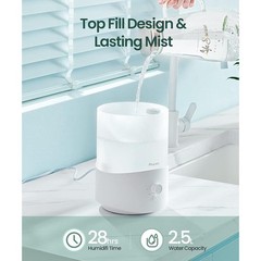 Ultrasonic Humidifier Aroma Diffuser Adjustable Mist Quiet Auto Shut Off New