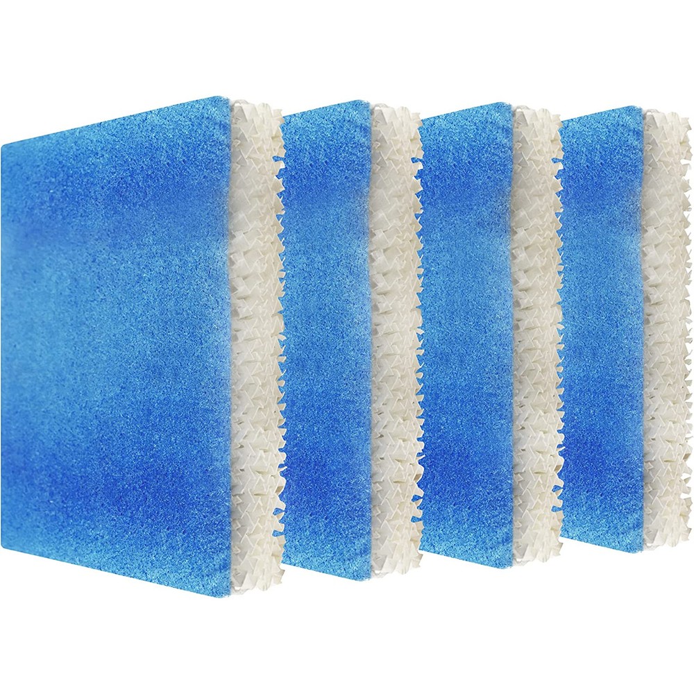 4-Pack Wick Filter + Blue Pre-Filter for Honeywell Filter T HFT600 / HFT600PDQ
