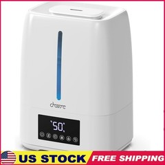 Top Fill Humidifier W/ Cool & Warm Mist Auto Mode Quiet Operation & Aromatherapy