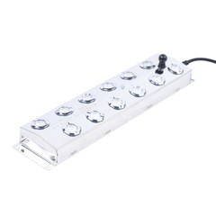 Ultrasonic 12 Head Mist Humidifier Silver Pond Fogger for Indoor/Outdoor Garden