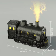 Steam Train Essential Oil Diffuser Humidifier LED Mist Aroma Lamp Remote