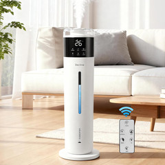 8L Ultrasonic Humidifier with Remote Control for Home & Office Use