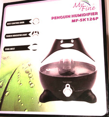 Penguin Ultrasonic Humidifier “My Fine” 1 Gallon, Quiet, MF-5K126P, Tested