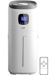 KZF Humidifiers for Bedroom 15L Large Room Humidifier 2000 Sq ft Coverage 72Hrs