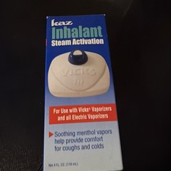 Kaz Steam Inhalant 4oz for Vicks Vaporizers Soothing Formula NEW