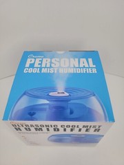 Crane EE-5951 0.2 Gallon Ultrasonic Cool Mist Personal Humidifier – Blue White