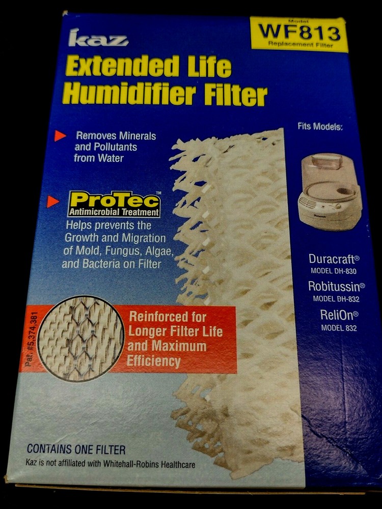 kaz Humidifier Filter Replacement Filter WF813 Extended Life Protec One Filter