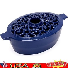 Cast Iron Wood Stove Steamer Humidifier Automatic Aroma Diffuser Durable 2.5Qt