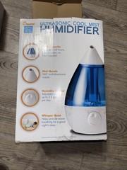 Crane Drop Ultrasonic Cool Mist Humidifier – Blue/White – 1gal
