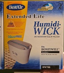 2 BestAir Humidifier Filter Honeywell “B” HW700 2 filters Per Box