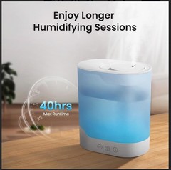 YOGIN Air Humidifier for Any Room 3L Top-Fill Cool Mist New